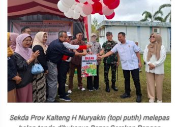 Sekda Nuryakin Buka Bazar Gerakan Pangan Murah