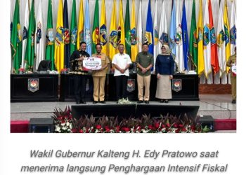 Pemprov Kalteng Kembali Terima Penghargaan Intensif Fiskal TA 2024 dari Pemerintah Pusat