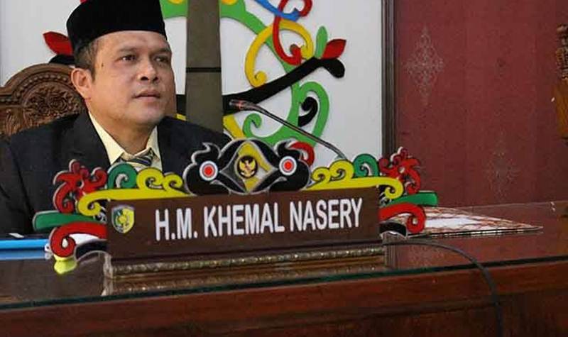 Ketua Sementara DPRD Kota Palangka Raya, HM Kemal Nashery