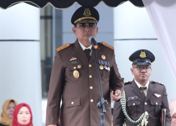 Pimpin HUT Kejaksaan, Kajati Kalteng Bacakan Amanat Jaksa Agung