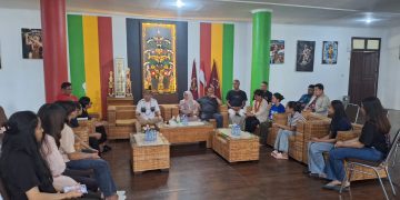 Agustiar Sabran Bertemu Mahasiswa ISI Yogyakarta di DAD Kalteng