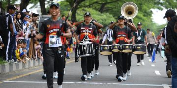 Atlet Drumband Kalteng Sabet 2 Perak di PON XXI Aceh-Sumut