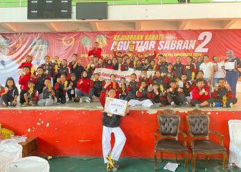 Dojo IRP Binaan Polresta Palangka Raya Raih Juara Umum Festival Karate Championship 2024