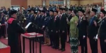 Pelantikan Anggota DPRD Kota Palangka Raya