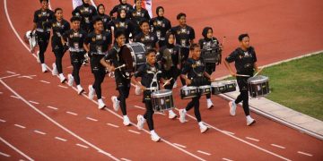 Atlet Drumband Kalteng Sangat Berpeluang Raih Medali