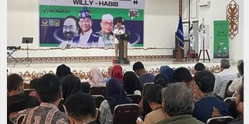 Masyarakat Gunung Mas Sangat Antusias Hadiri Deklarasi Willy-Habib