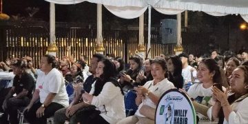 Tim Pemenangan Willy-Habib Gelar Nobar Debat Perdana Pilgub Kalteng 2024