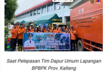 Pemprov Kalteng Bantu Dapur Umum bagi Masyarakat Terdampak Banjir di Murung Raya
