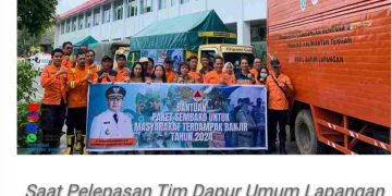 Pemprov Kalteng Bantu Dapur Umum bagi Masyarakat Terdampak Banjir di Murung Raya