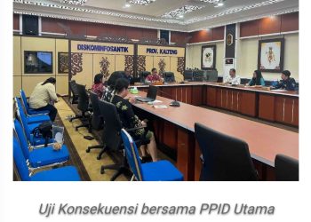 Dishub Kalteng Jalani Uji Konsekuensi bersama PPID Utama Kalteng