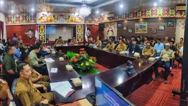Pemkab Mura Gelar Rapat Progres Pekerjaan Lisdes