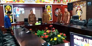 Asisten II Setda Mura Ikut Rakor Pengendalian Inflasi Daerah Secara Virtual