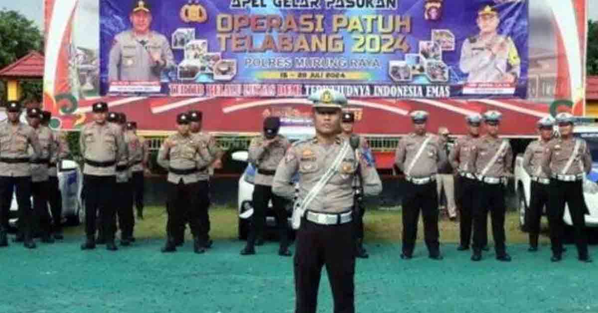 Kapolres Mura AKBP Irwansyah Pimpin Apel Gelar Pasukan Ops Patuh Telabang 2024