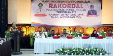 Pemkab Murung Raya Gelar Rakordal Pelaksanaan Pembangunan Triwulan III TA 2025