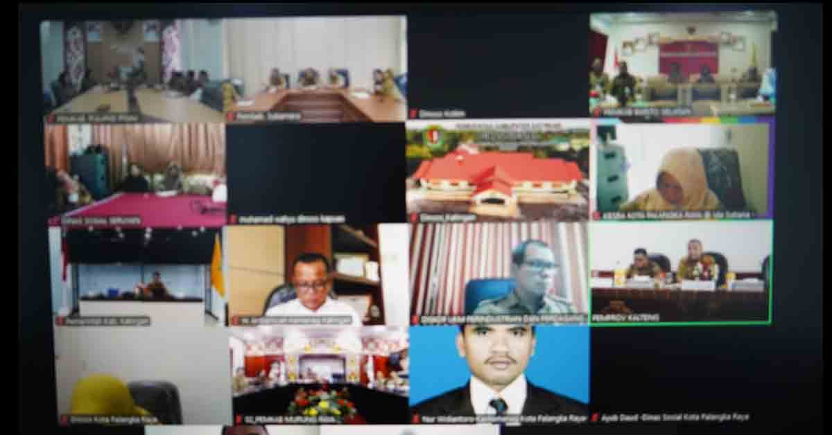 Pj Sekda Mura Hadiri Secara Virtual Rapat Persiapan Kegiatan Hari Anak Yatim