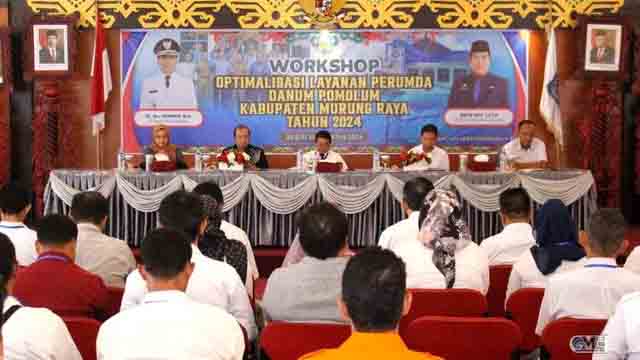 Workshop Optimalisasi Layanan Perumda Danum Pomolum Kabupaten Mura