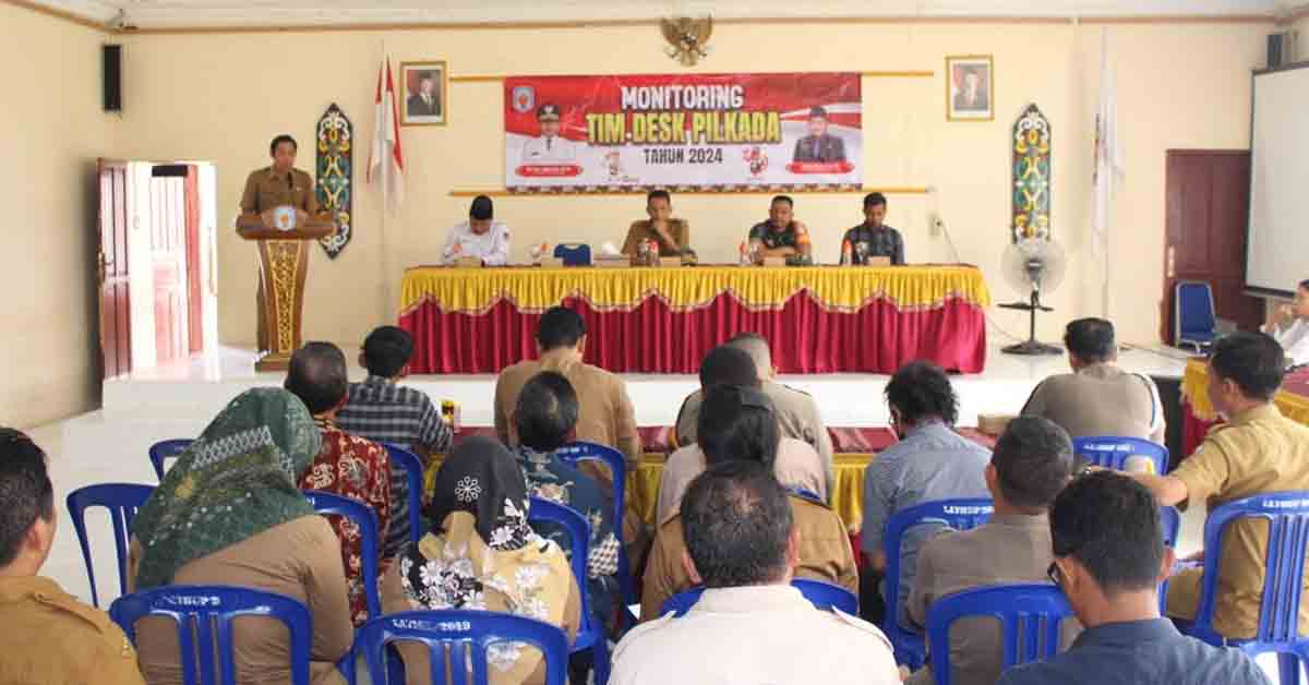 Monitoring Desk Pilkada 2024 Digelar di Dua Kecamatan
