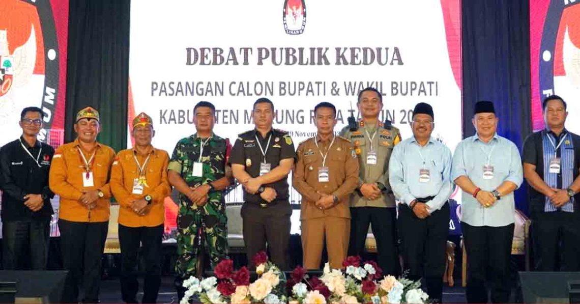 Debat Publik Kedua Calon Bupati dan Calon Wakil Bupati Mura