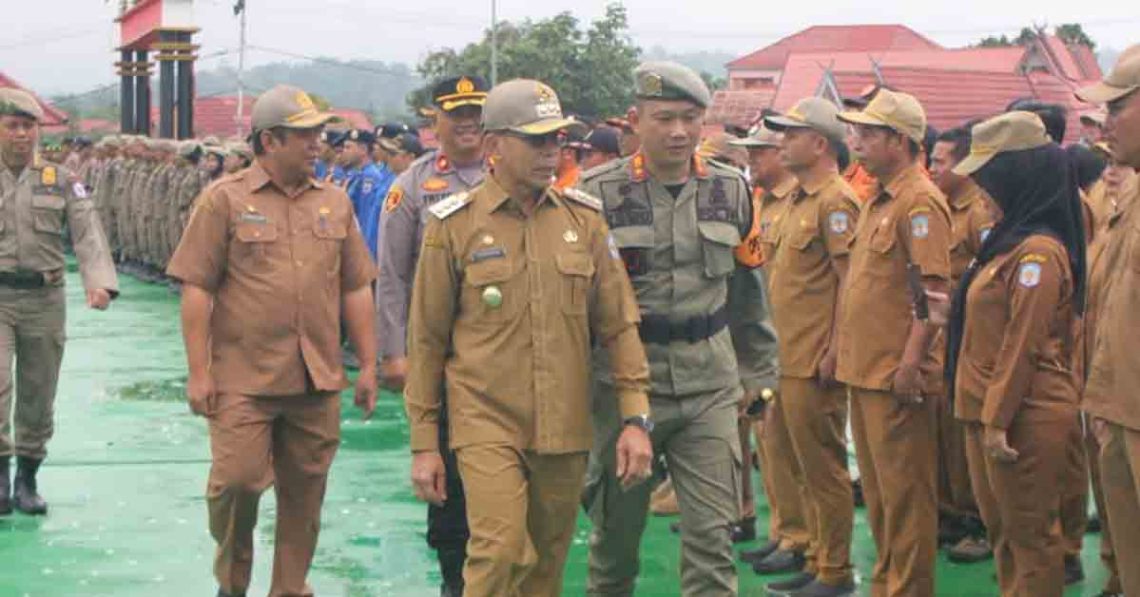 Pj Bupati Mura Pimpin Apel Operasi Praja Wibawa