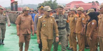 Pj Bupati Mura Pimpin Apel Operasi Praja Wibawa