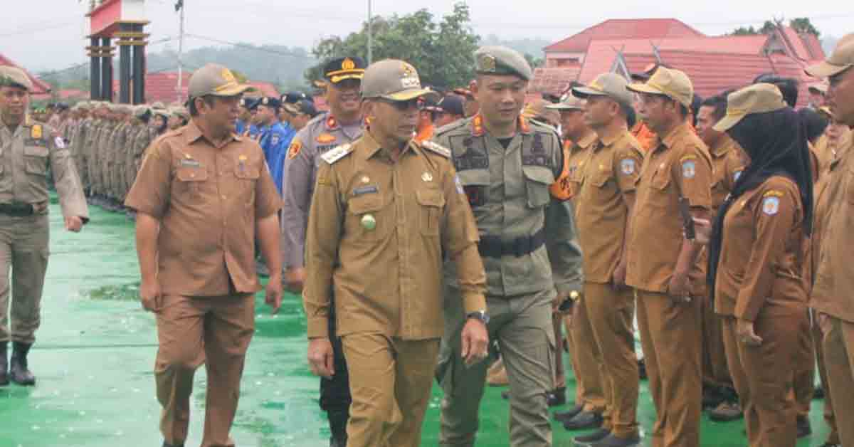 Pj Bupati Mura Pimpin Apel Operasi Praja Wibawa