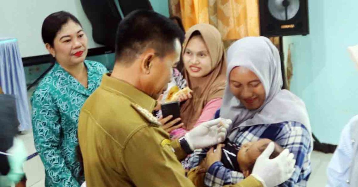 Pj Bupati Mura Resmikan Peluncuran PIN Polio