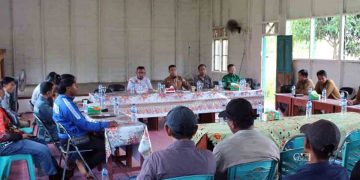 Lakukan Koordinasi Program Lisdes, Pj Bupati Mura Kunker ke Desa Hingan Tokung