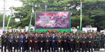 Kepala BKPSDM Mura Hadiri Upacara HUT ke-79 TNI