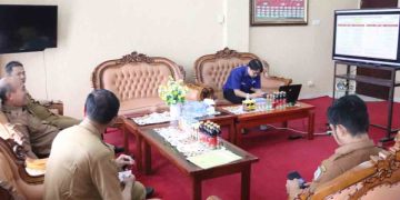 Pemkab Mura Ikuti Rakor Pengendalian Inflasi Bersama Kemendagri