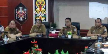 Pj Bupati Pimpin Rapat Evaluasi Data MCP KPK Kabupaten Mura