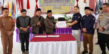 KPU Mura Gelar Acara Deklarasi Kampanye Damai Pilkada 2024
