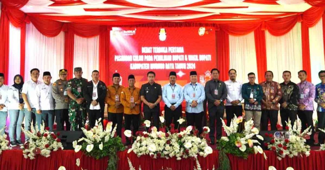 Pj Bupati Hermon Hadiri Debat Terbuka Paslon Bupati dan Wakil Bupati Mura