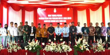 Pj Bupati Hermon Hadiri Debat Terbuka Paslon Bupati dan Wakil Bupati Mura