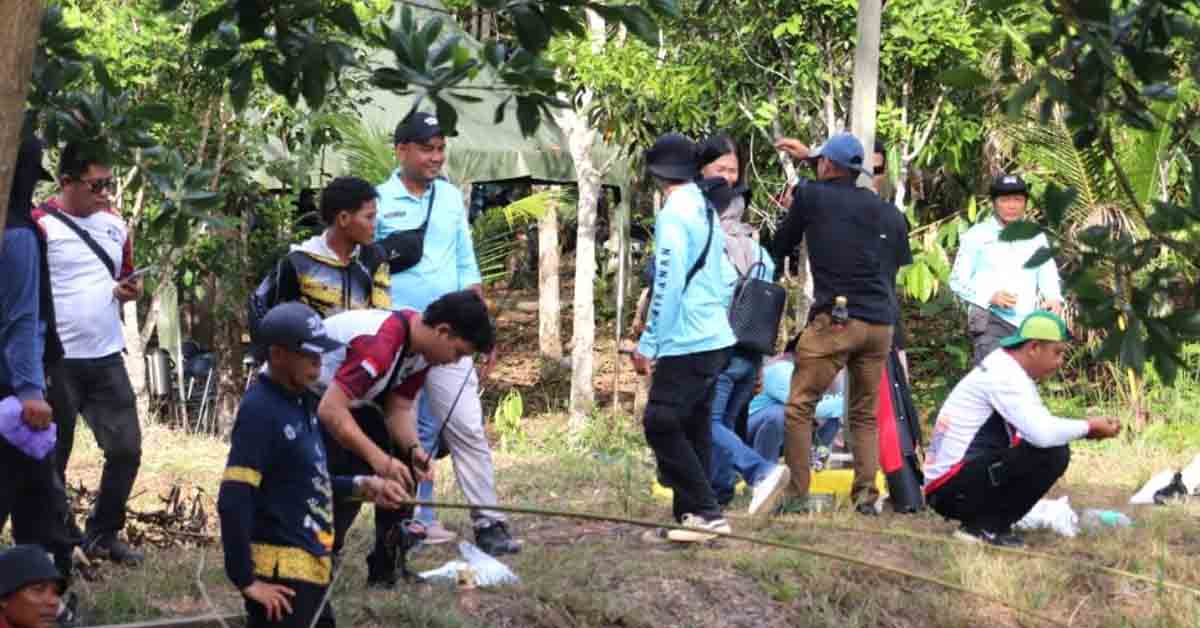 Pj Sekda Mura Dampingi Pj Bupati Buka Acara Lomba Mancing