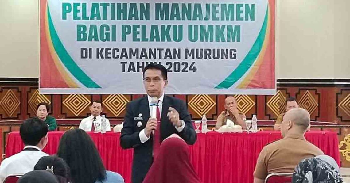 Pemkab Mura Gelar Pelatihan Manajemen Bagi Pelaku Usaha
