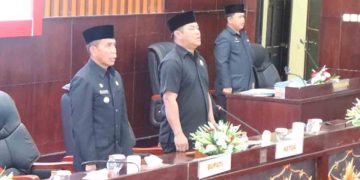 Pj Bupati Hadiri Rapur ke-6 DPRD Mura