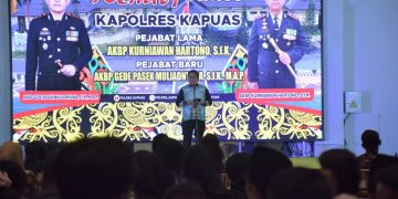Pj Bupati Hadiri Acara Pisah Sambut Kapolres Kapuas