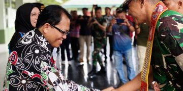 Pj Bupati Kapuas Sambut Kedatangan Danrem 102/PJG di Kapuas