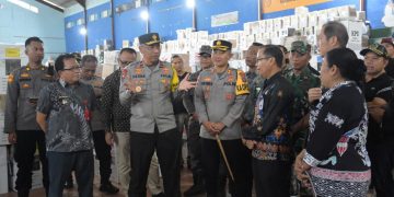 Wakapolda Kalteng Tinjau Kesiapan Logistik Pemilu Kapuas
