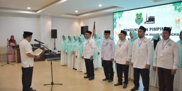 Pj Bupati Kapuas Kukuhkan Pengurus Daerah Ittihadul Muballighiin Walmuballighaat