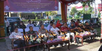 Sekda Kapuas Saksikan Simulasi Pemungutan dan Penghitungan Suara