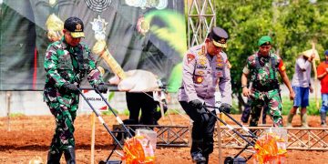 Kapolri dan Panglima TNI Tinjau Kesiapan Program Ketahanan Pangan di Jawa Tengah