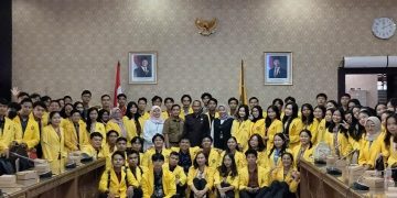 Ketua DPRD Kalteng Terima Kuliah Lapangan Mahasiswa Fisipol UPR