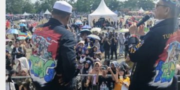 Ribuan Warga Ikuti Kampanye Akbar Willy-Habib di Stadion Sampuraga Lama Pangkalan Bun