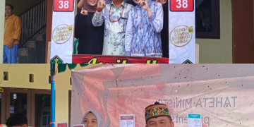 Agustiar Sabran Mencoblos Bersama Keluarga