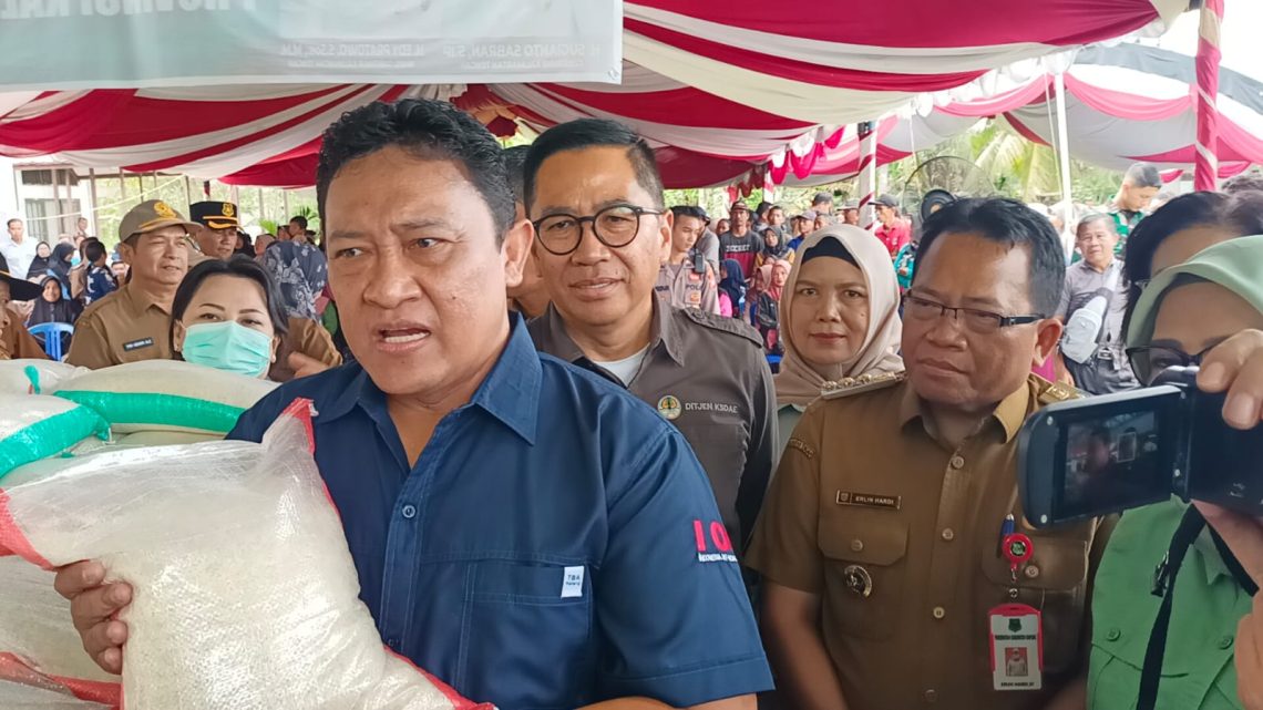 Kegiatan Pasar Murah Pemerintah Provinsi Kalimantan Tengah di Kecamatan Basarang pada Sabtu (3/2/2024)
