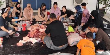 Rayakan Idul Adha, DPRD Kapuas Sembelih 4 Ekor Hewan Kurban