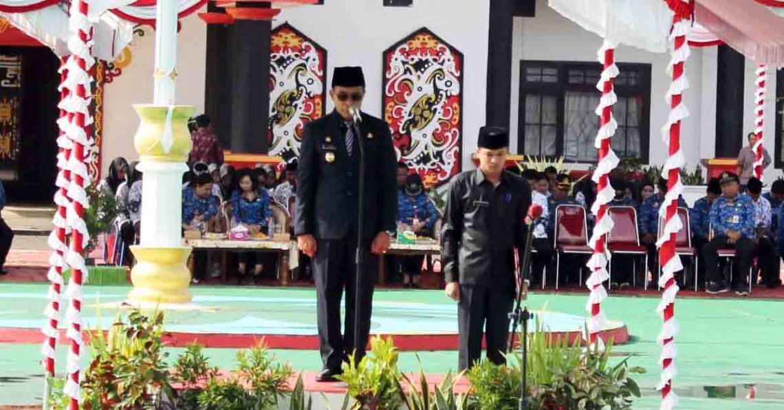 Hermon Pimpin Upacara Peringatan HUT PGRI dan Korpri 2024