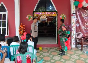 Babinsa Koramil Sepang Pastikan Keamanan Perayaan dan Ibadah Natal 