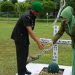 Kodim 1016/Palangka Raya Ziarah ke TMP Sanaman Lampang Peringati Hari Juang TNI AD